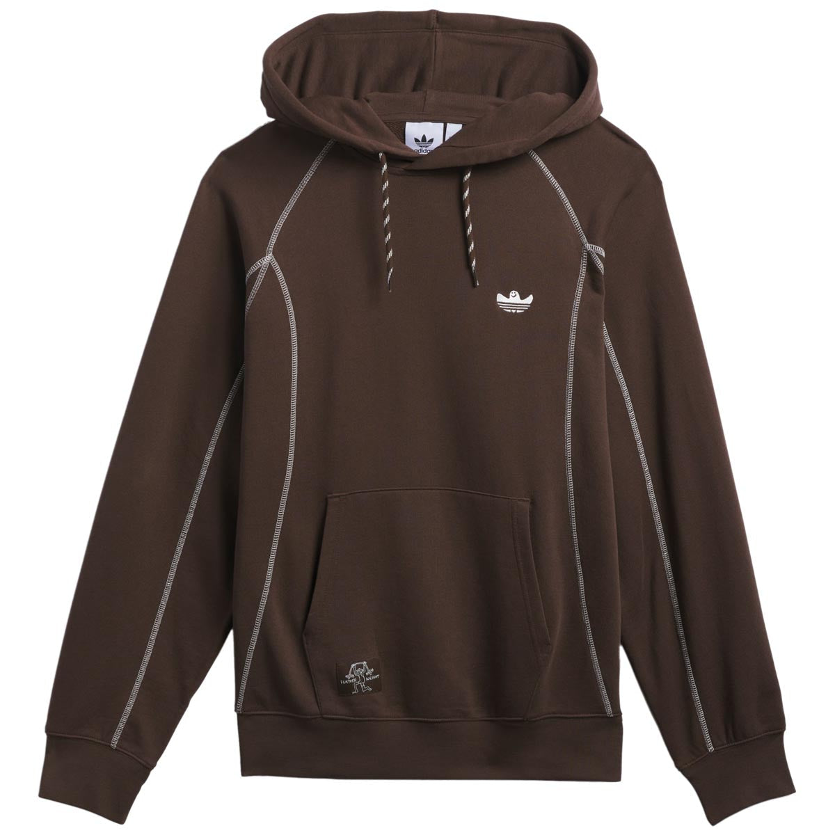 Adidas Shmoo Fw Hoodie - Dark Brown/Core White image 1