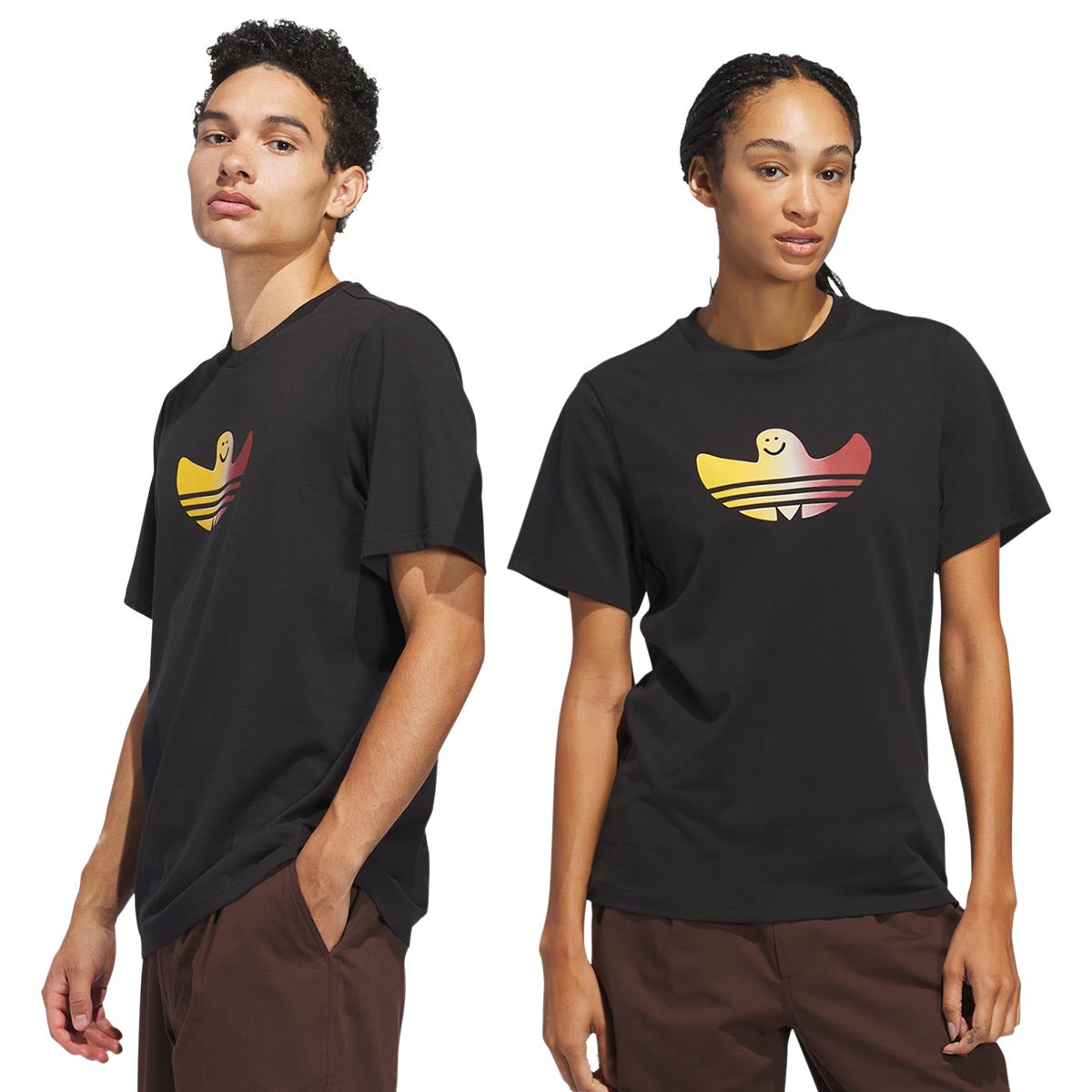 Adidas Shmoo Fill T-Shirt - Black/Multi Color image 2