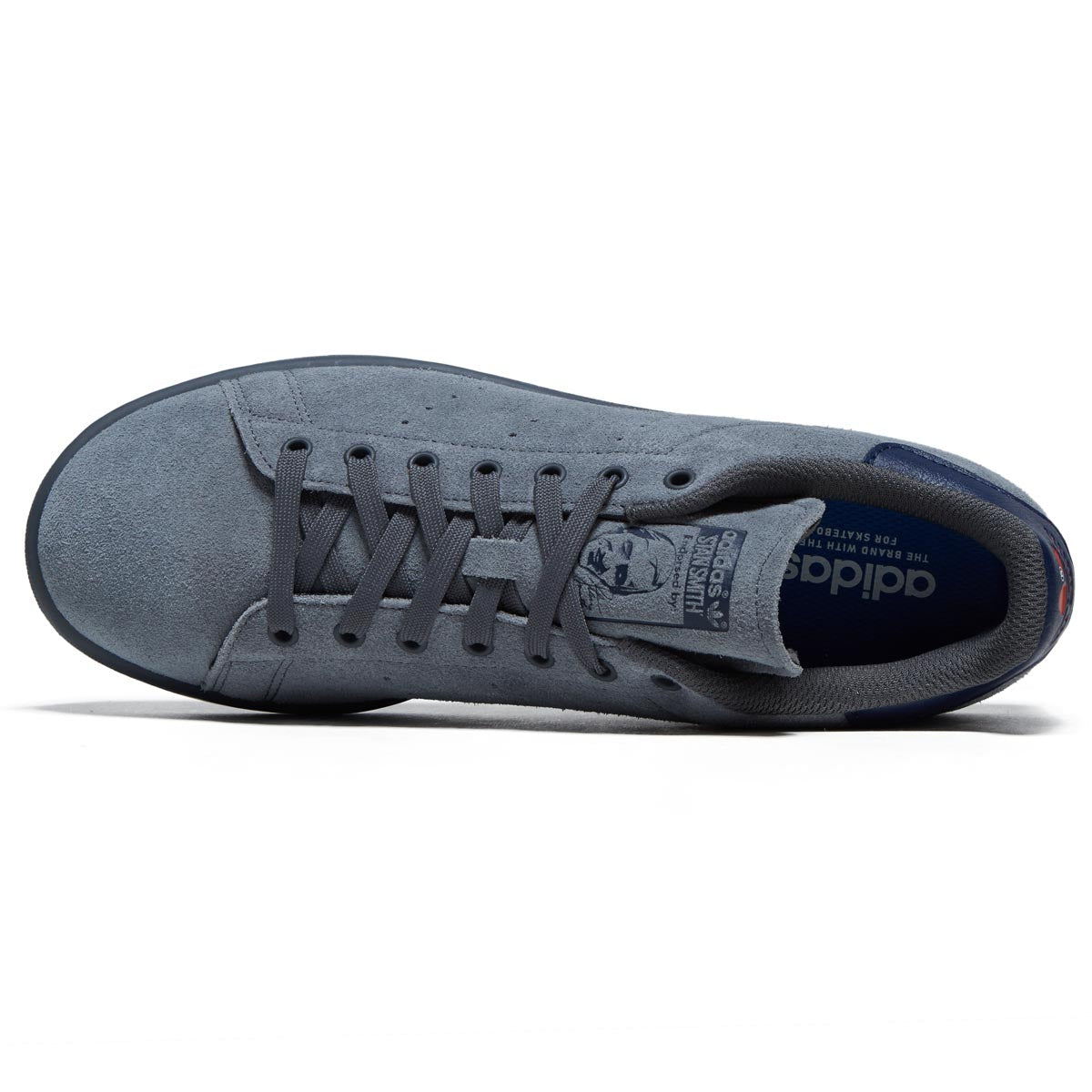 Adidas Stan Smith Adv Shoes - Grey Five/Night Indigo/Core Orange image 3