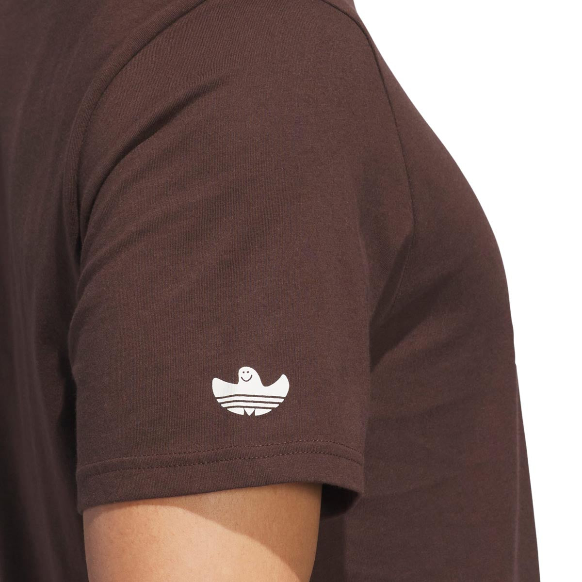 Adidas Shmoo G 3 T-Shirt - Dark Brown/Core White image 5