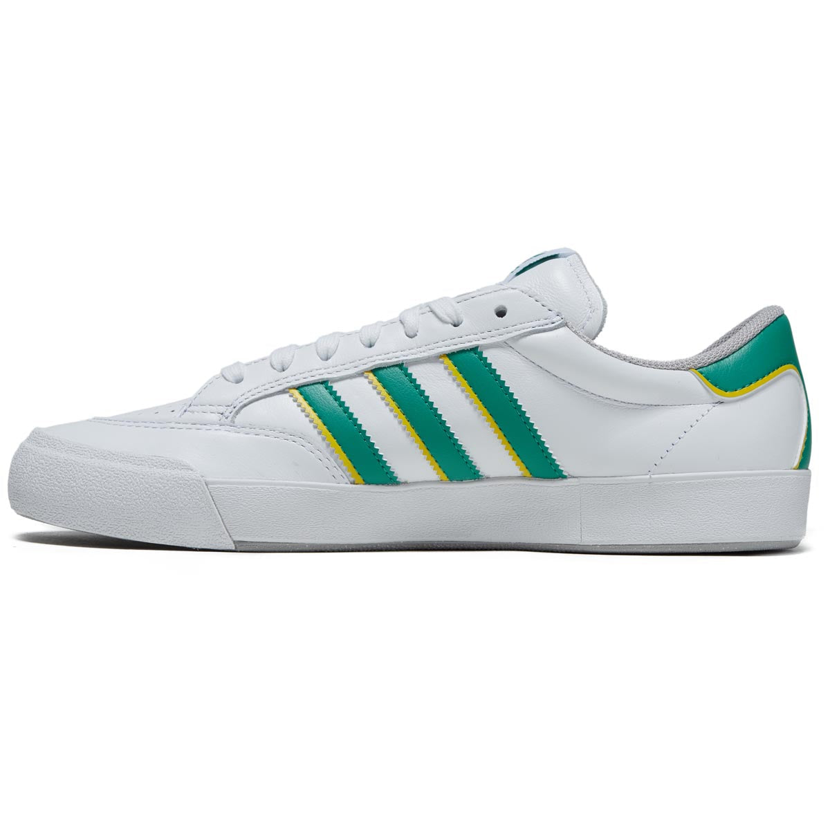 Adidas Nora Shoes - Ftwr White/Court Green/Yellow image 2