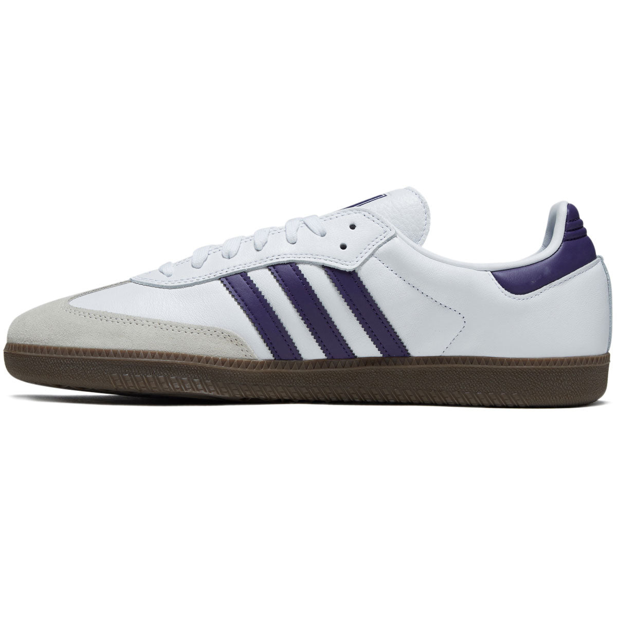 Adidas Samba Adv Shoes - Ftwr White/Core Purple/Gold Metallic image 2