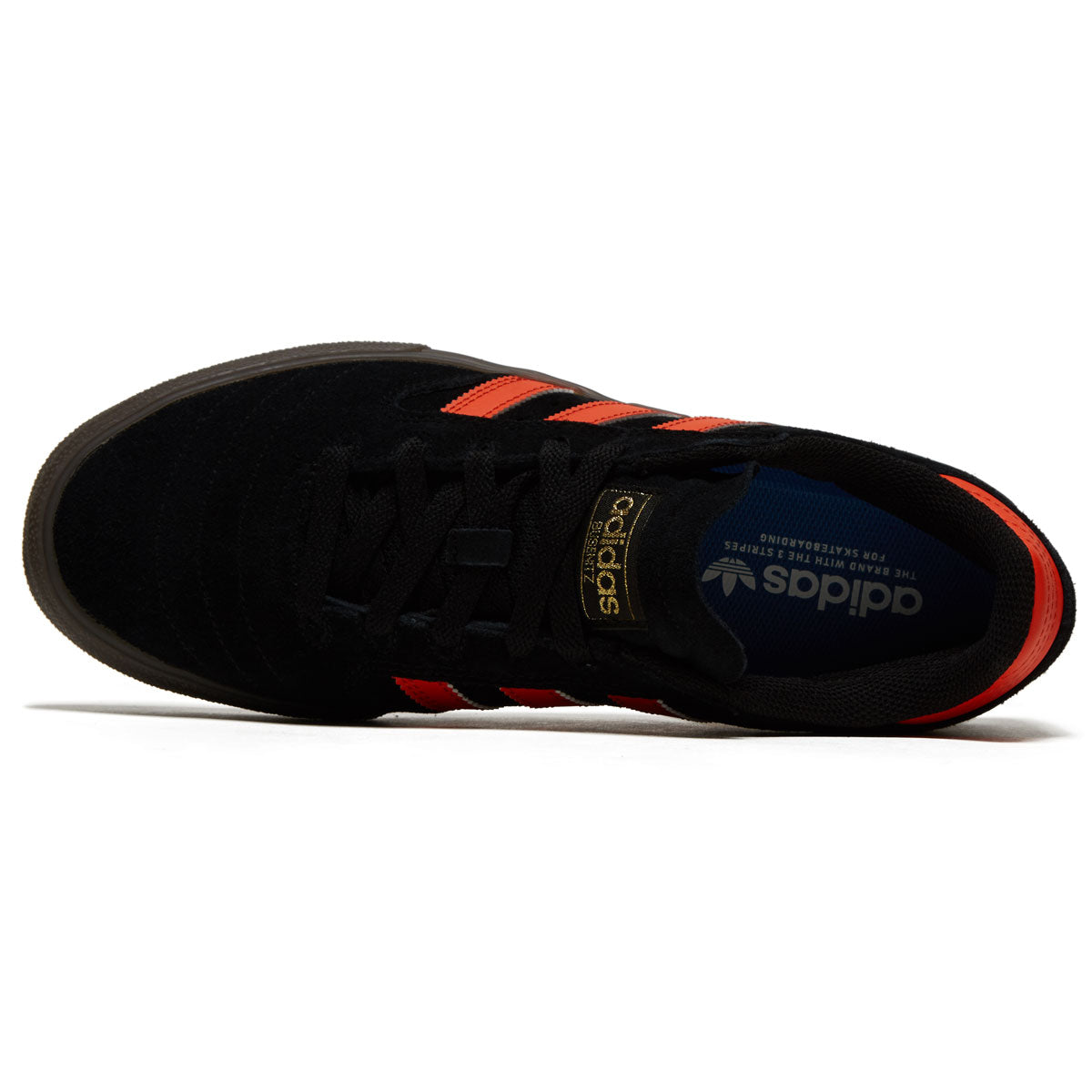 Adidas Busenitz Vulc II Shoes - Black/Collegiate Orange/Gum image 3