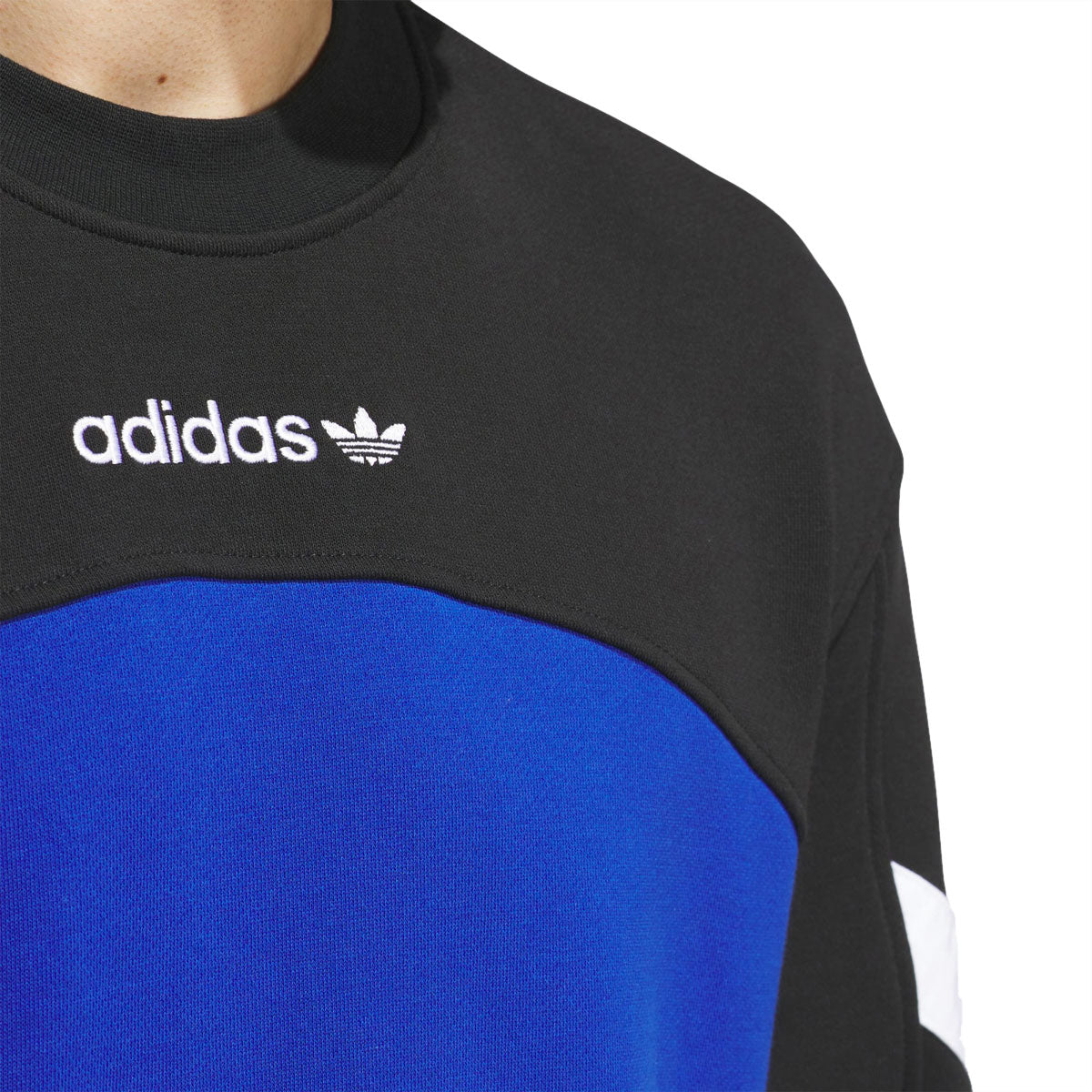 Adidas Premiere Skate Sweater - Black/Royal Blue/White image 3