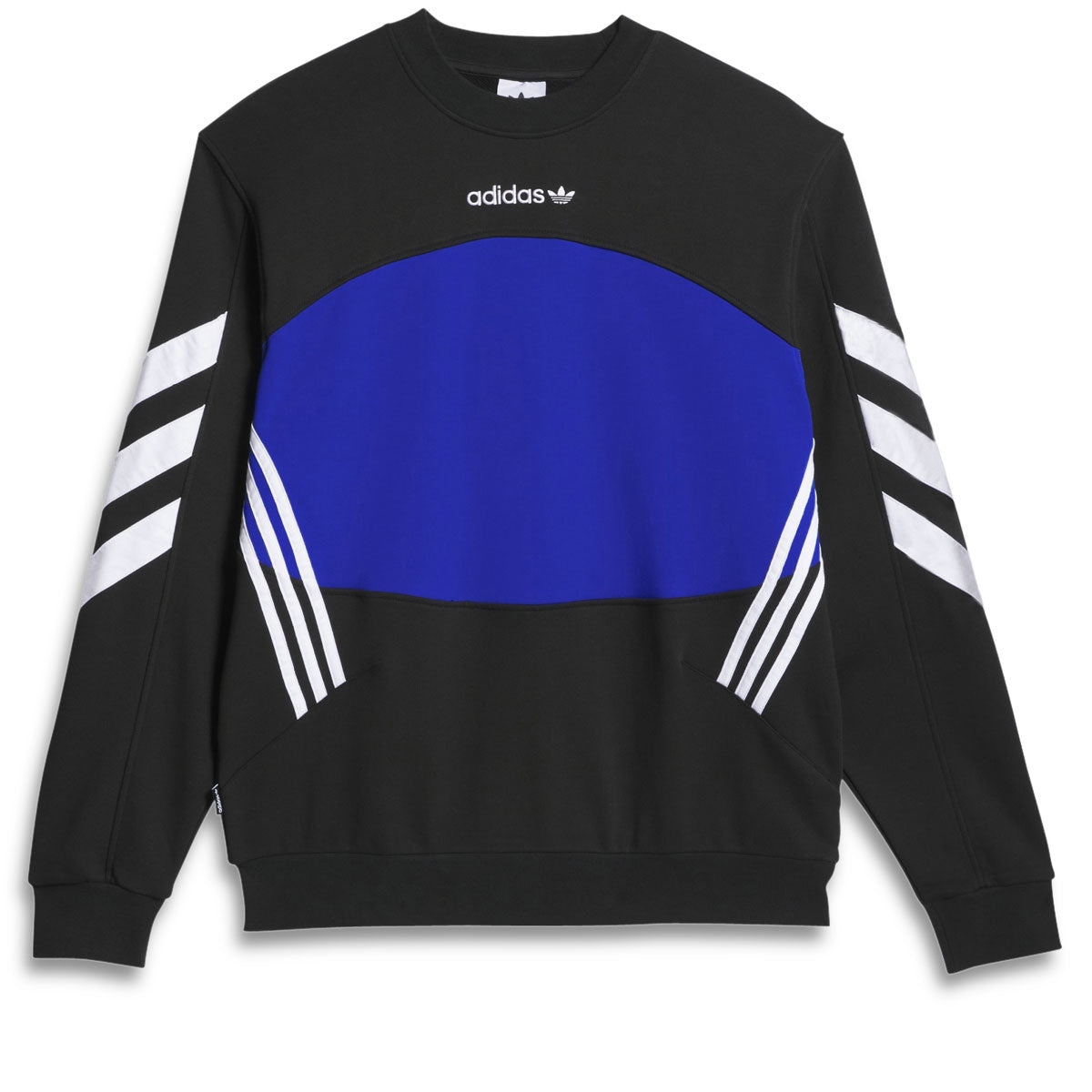 Adidas Premiere Skate Sweater - Black/Royal Blue/White image 4