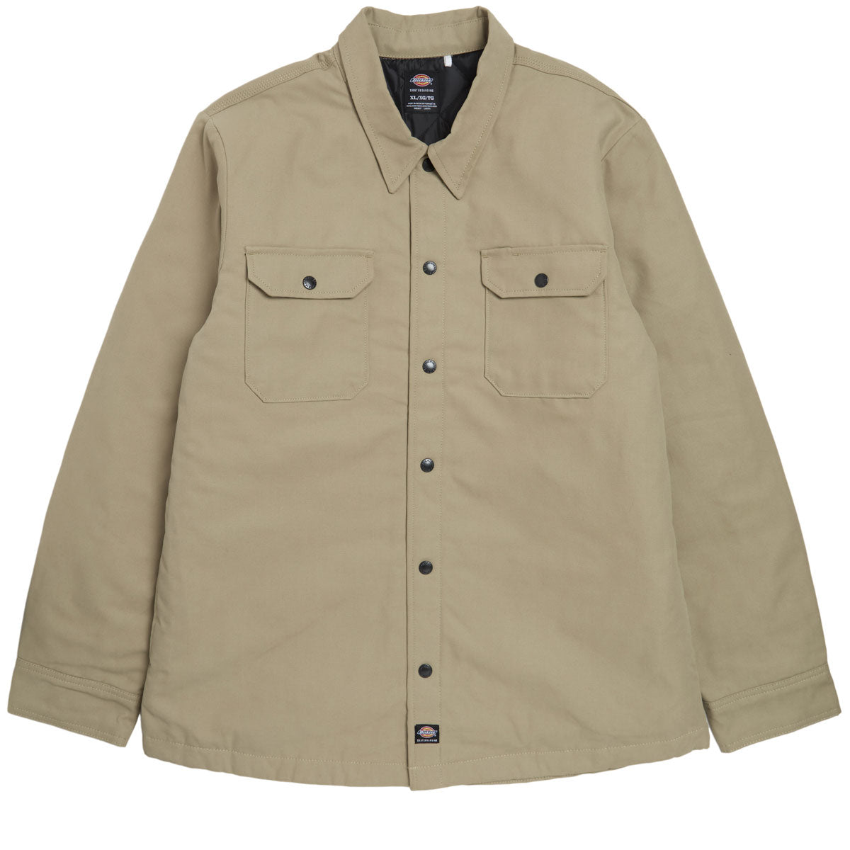 Dickies Lined Duck Snap Heavyweight Shirt Jacket - Khaki image 1