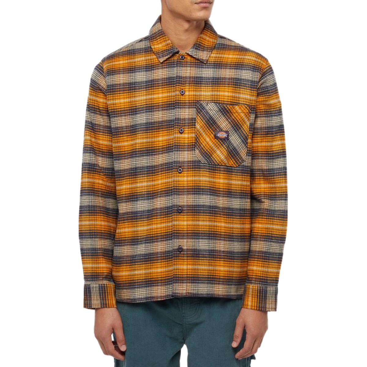 Dickies Forest Check Shirt - Inca Gold image 1