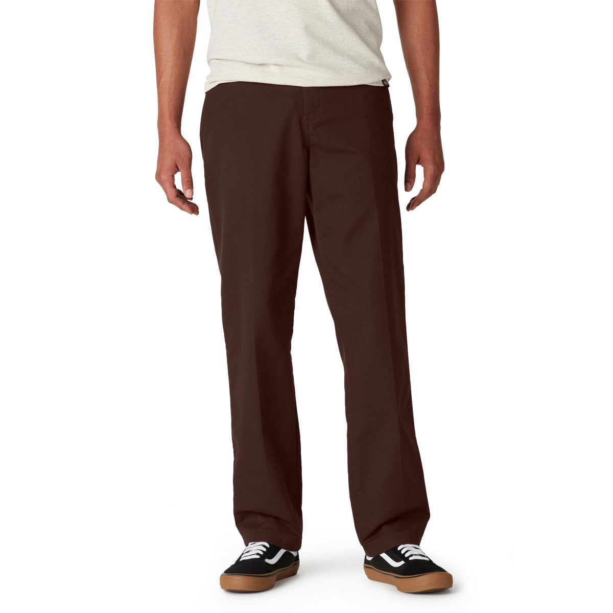 Dickies Slim Straight Twill Skate Pants - Chocolate Brown 2025 image 1