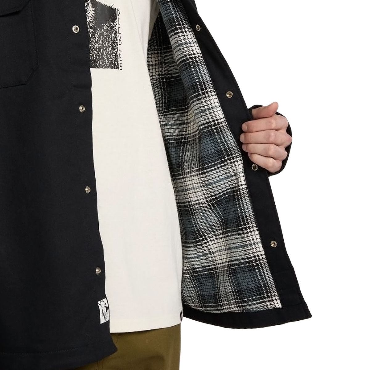 Dickies Mike Anderson Lined Flex Duck Shacket Jacket - Black image 3
