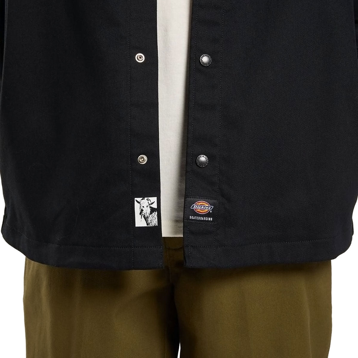 Dickies Mike Anderson Lined Flex Duck Shacket Jacket - Black image 5