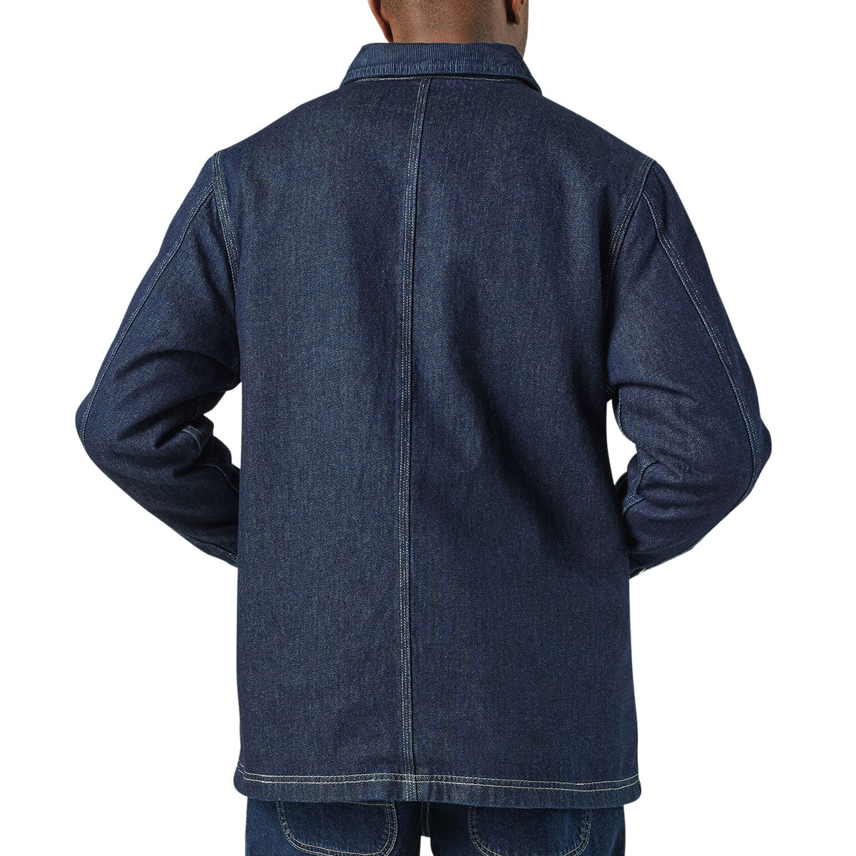 Dickies Denim Blanket Lined Chore Jacket - Rinsed Indigo Blue image 2