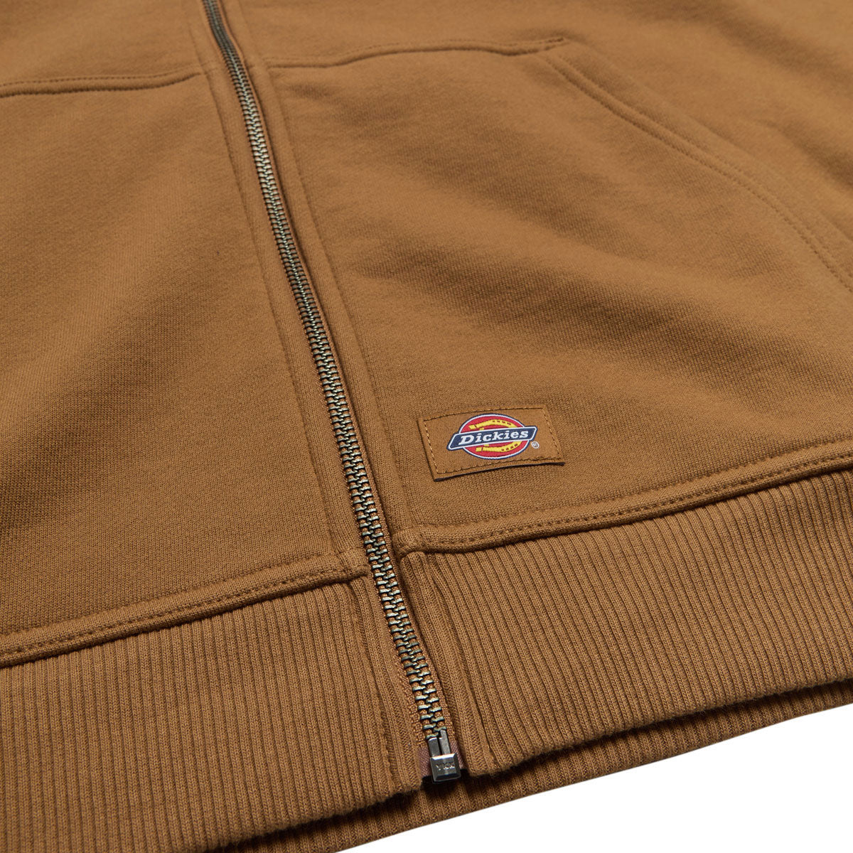 Dickies x Thrasher Zip Up Hoodie - Brown Duck image 3