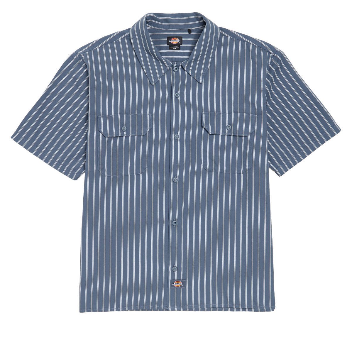Dickies Worn In Lightweight Work Shirt - Retro Indigo image 1