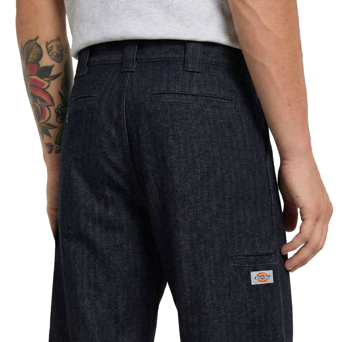 Dickies Selvedge Herringbone Denim Work Pants - Rinsed image 3