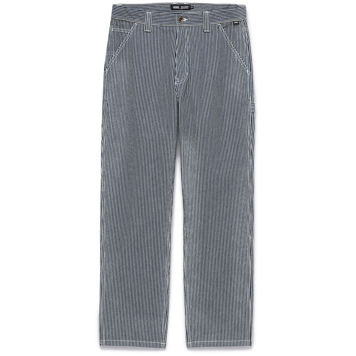 Vans Drill Chore Loose Tapered Carp Hickory Stripe Pants - Indigo image 2