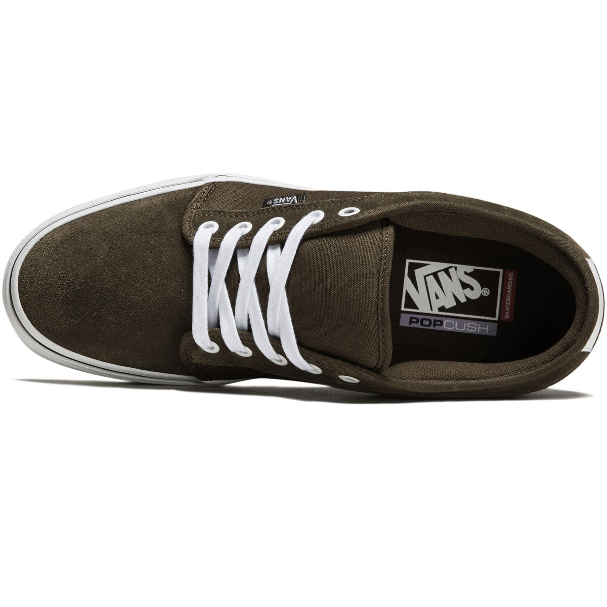 Vans Skate Chukka Low Shoes - Dark Olive/White image 3