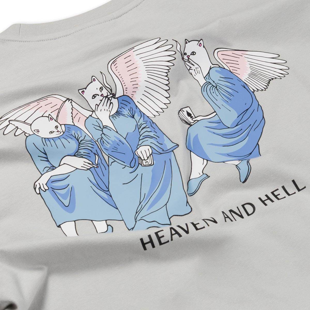 RIPNDIP Heaven And Hell T-Shirt - Grey image 4