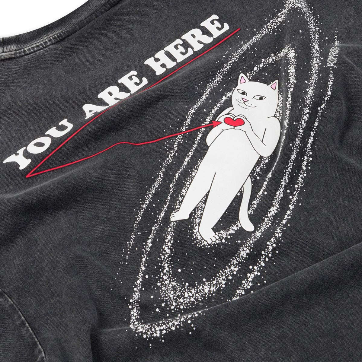 RIPNDIP You Are Here T-Shirt - Black image 4