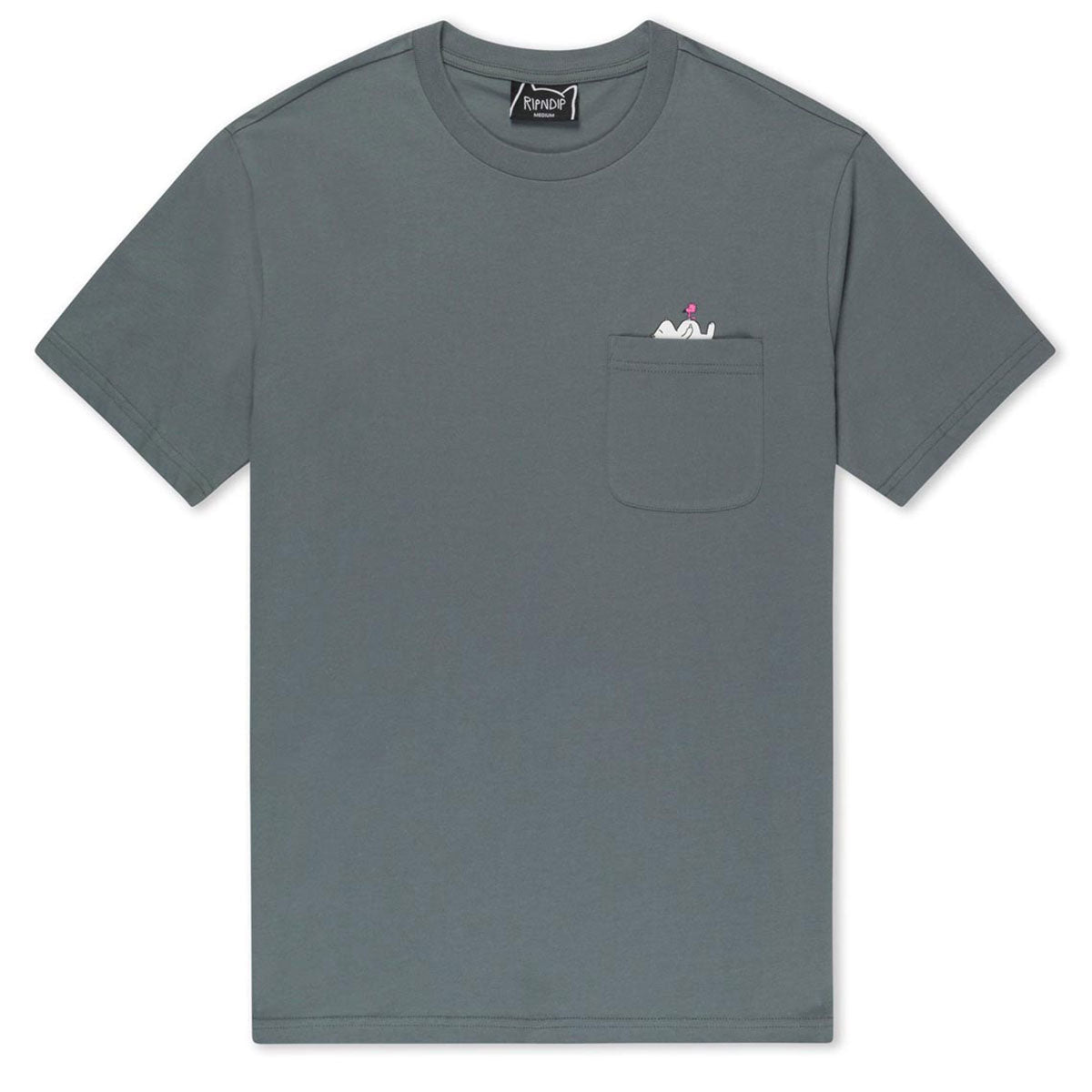 RIPNDIP Christmas Nerm Pocket T-Shirt - Charcoal image 1