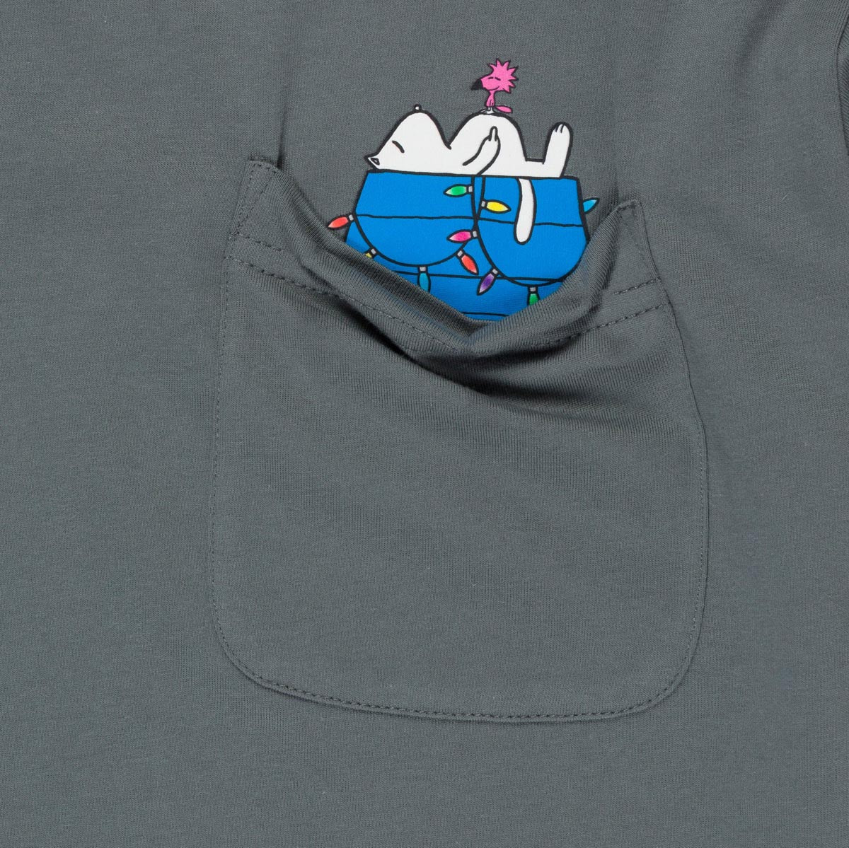 RIPNDIP Christmas Nerm Pocket T-Shirt - Charcoal image 2