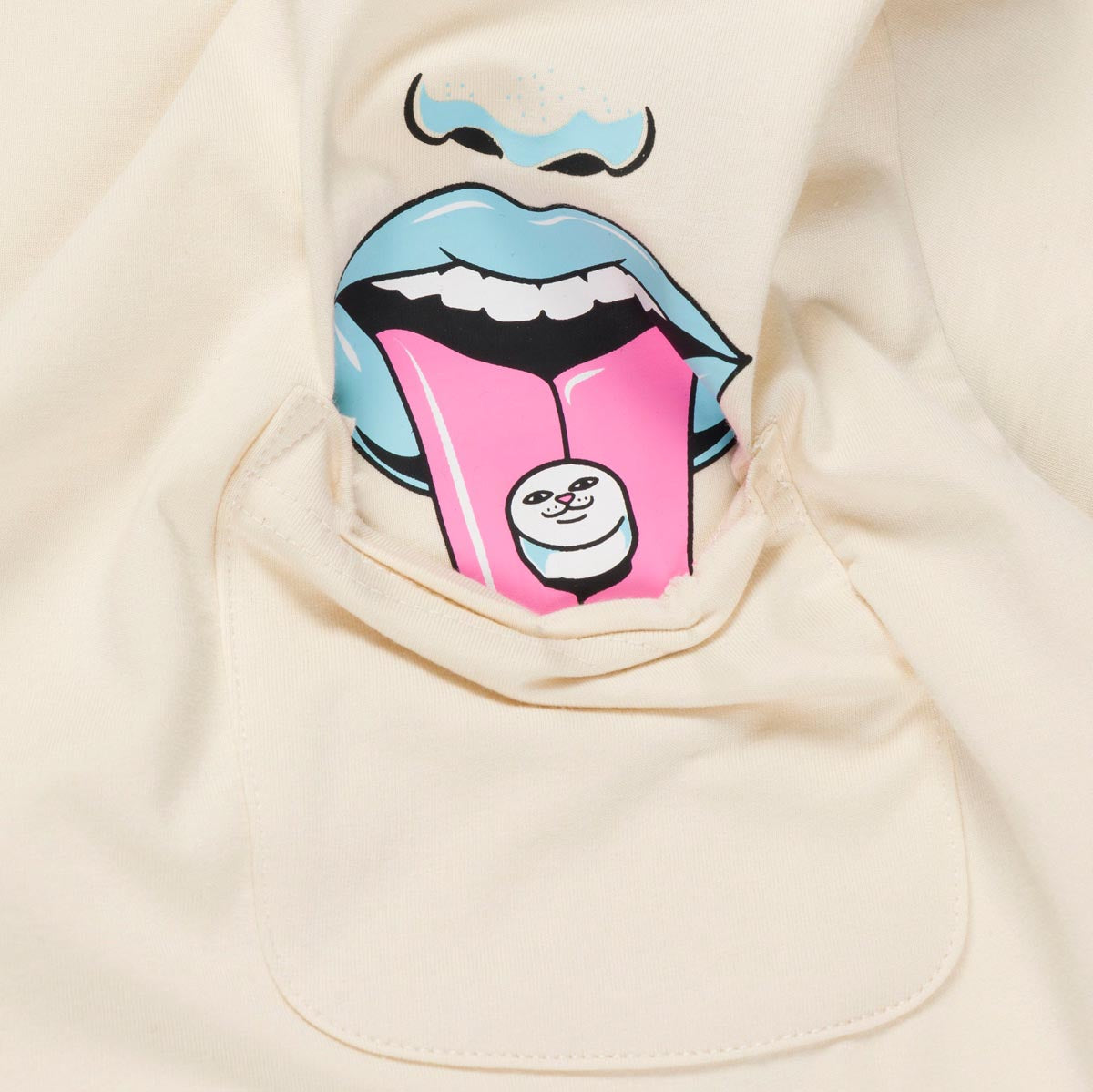 RIPNDIP Take Your Meds Pocket T-Shirt - Natural image 2