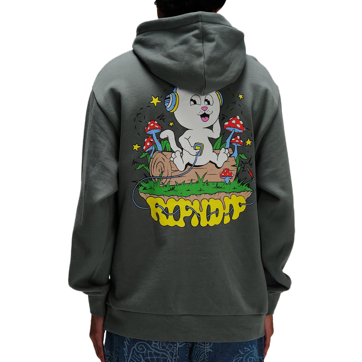 RIPNDIP Shroom Song Hoodie - Charcoal image 4