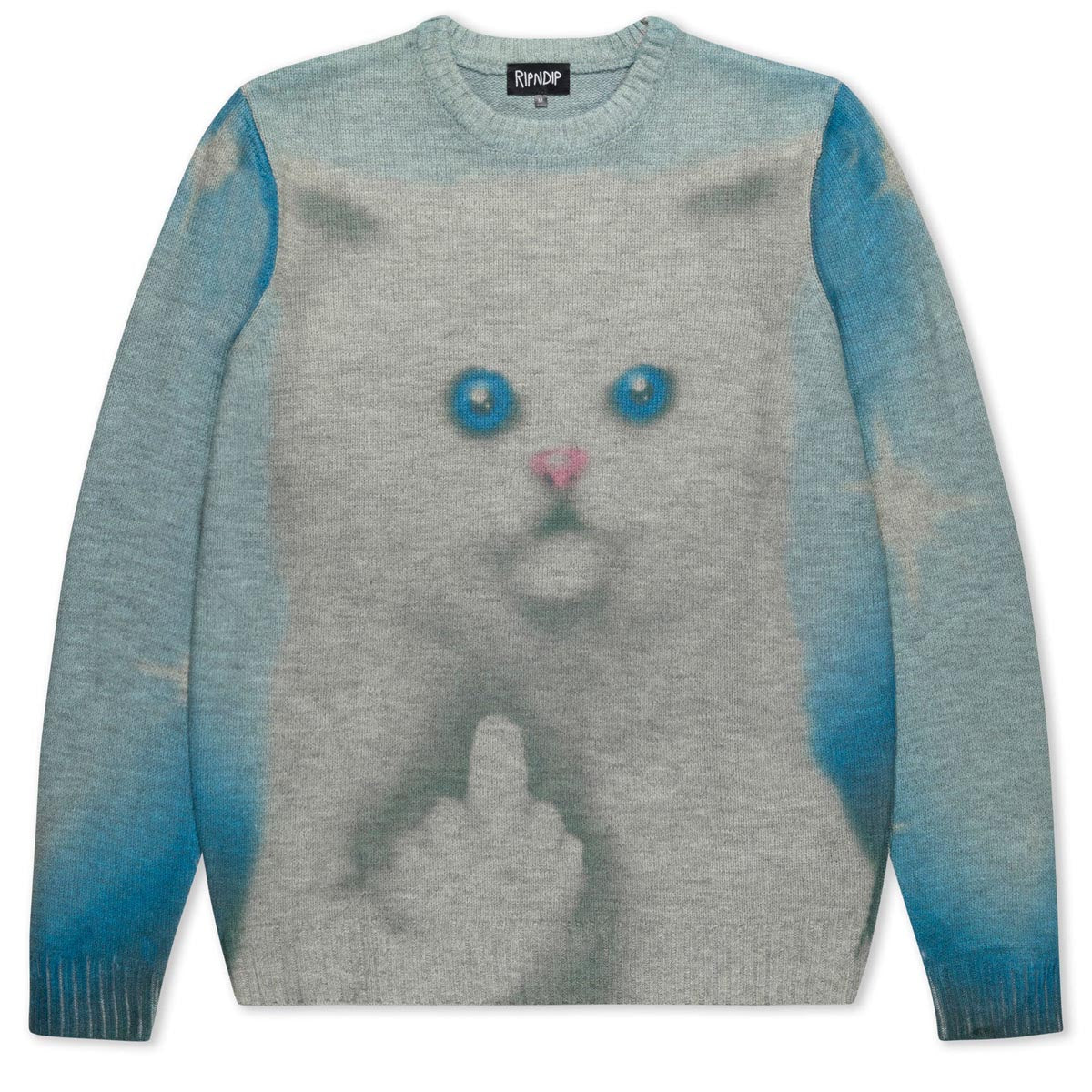 RIPNDIP Sprinkles Knit Sweater - Black/Blue image 1