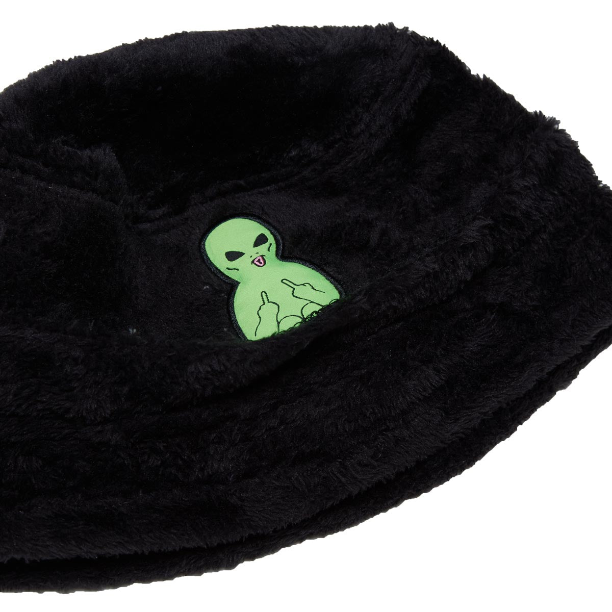 RIPNDIP Lord Alien Sherpa Bucket Hat - Black image 3