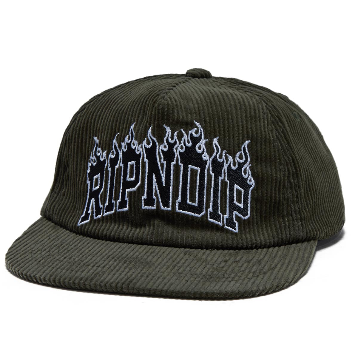 RIPNDIP Fire Spirit Snapback  Hat - Light Forest image 1