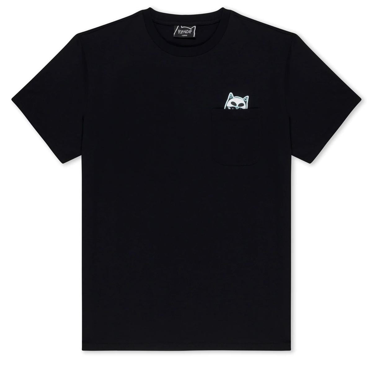 RIPNDIP Lord Skelly Pocket T-Shirt - Black image 1