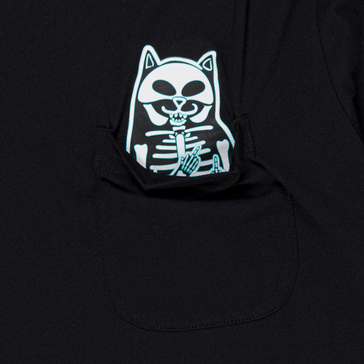 RIPNDIP Lord Skelly Pocket T-Shirt - Black image 2