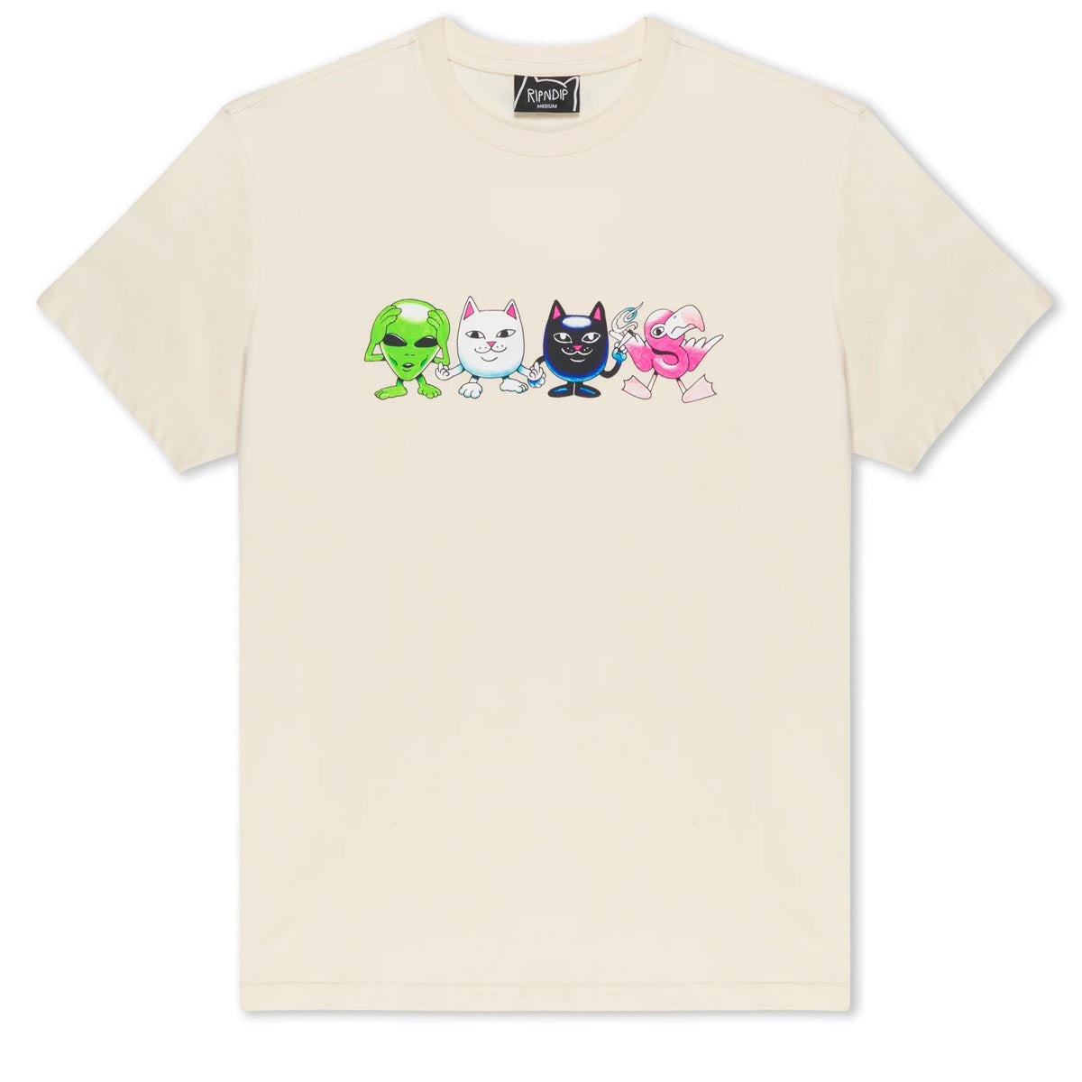 RIPNDIP Bestie Gang T-Shirt - Natural image 1