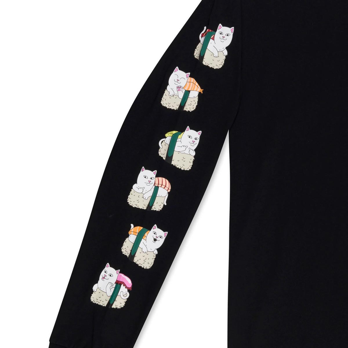 RIPNDIP Sushi Nerm Long Sleeve T-Shirt - Black image 3