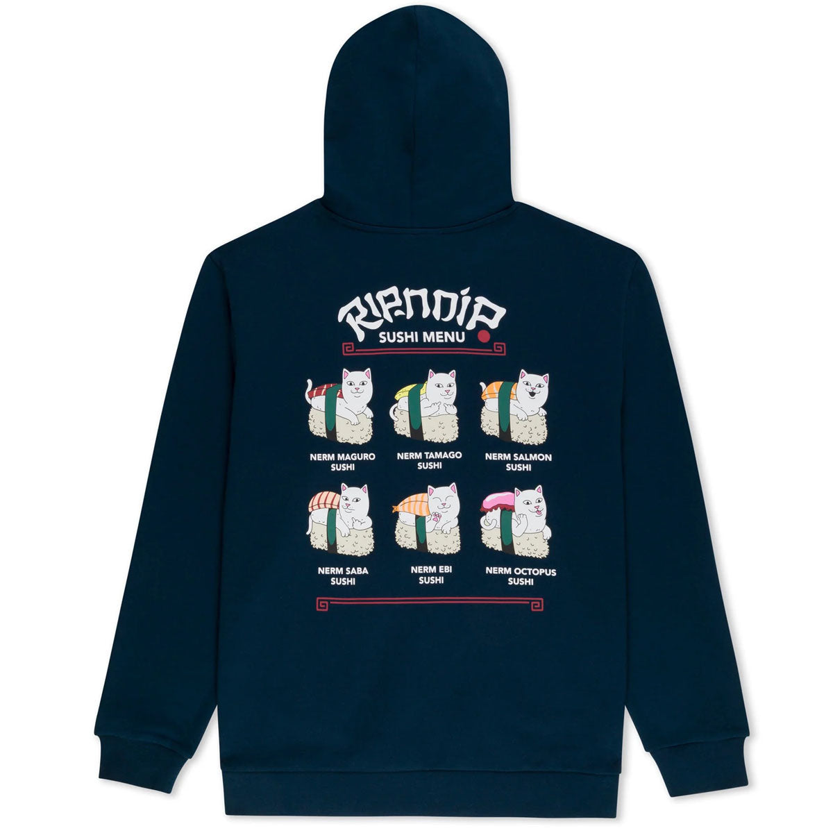 RIPNDIP Sushi Nerm Hoodie - Navy image 1