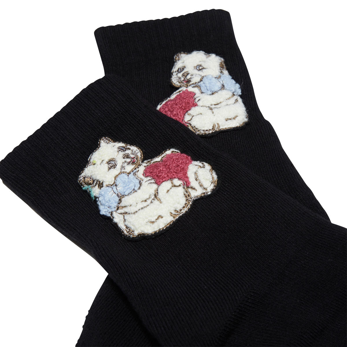 RIPNDIP I Love Cats Mid Socks - Black image 3
