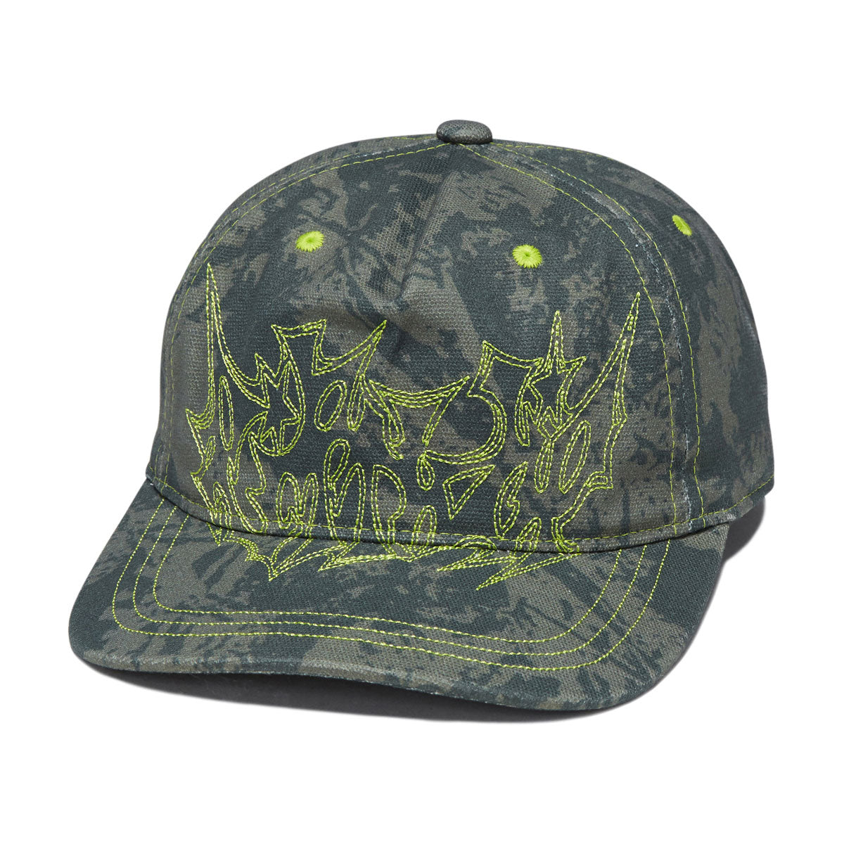 RIPNDIP Slater Snapback Hat - Forest Camo image 1