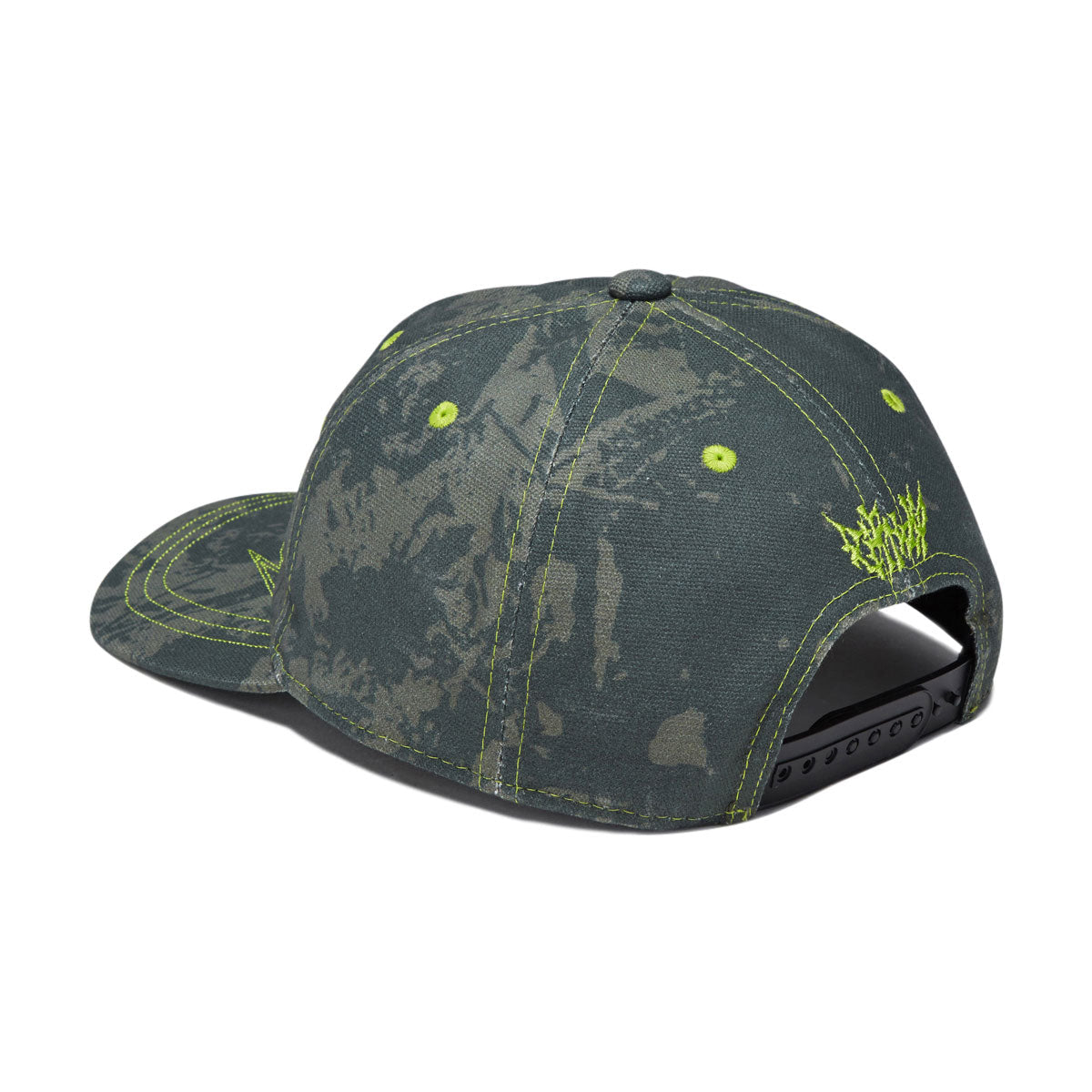 RIPNDIP Slater Snapback Hat - Forest Camo image 2