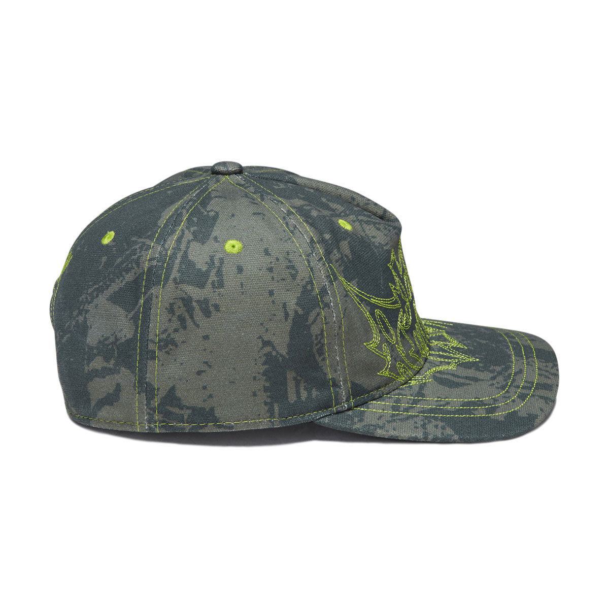 RIPNDIP Slater Snapback Hat - Forest Camo image 4