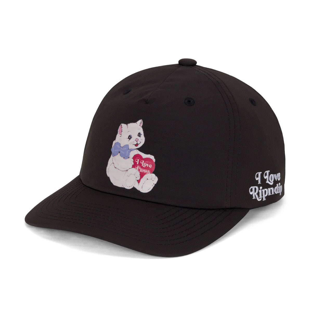 RIPNDIP I Love Cats Snapback Hat - Black image 1