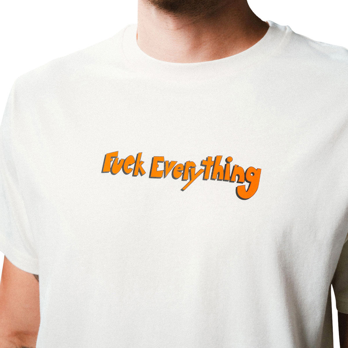 RIPNDIP Fuck Everything T-Shirt - Bone image 4