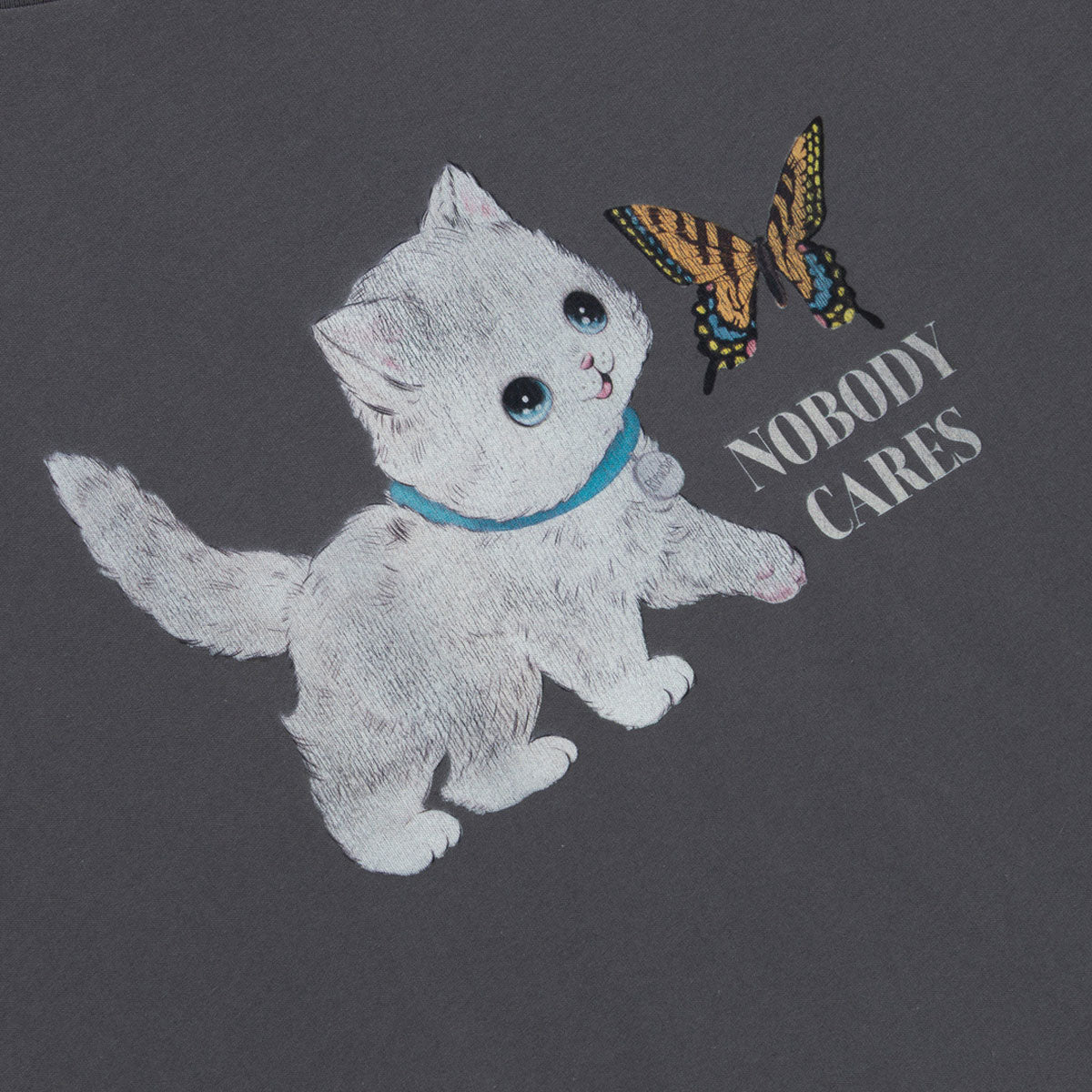 RIPNDIP Not Easy T-Shirt - Charcoal image 2