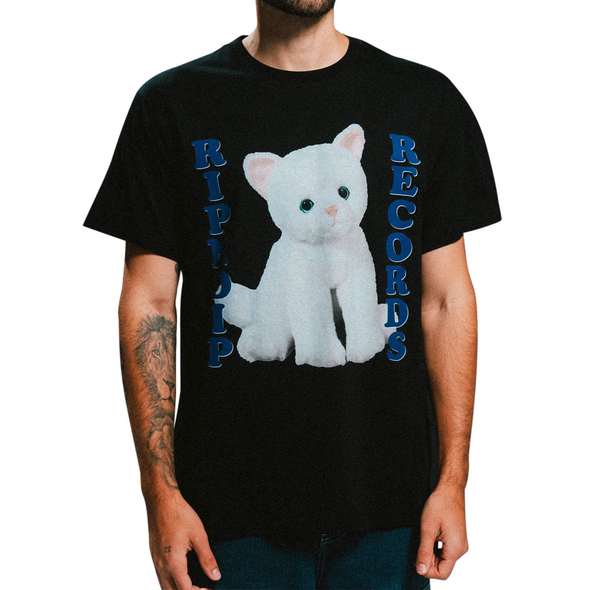 RIPNDIP Plush Records T-Shirt - Black image 3