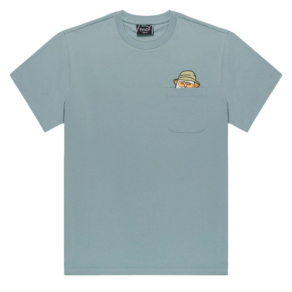 RIPNDIP Nermal S Thompson Pocket T-Shirt - Silver Blue image 1
