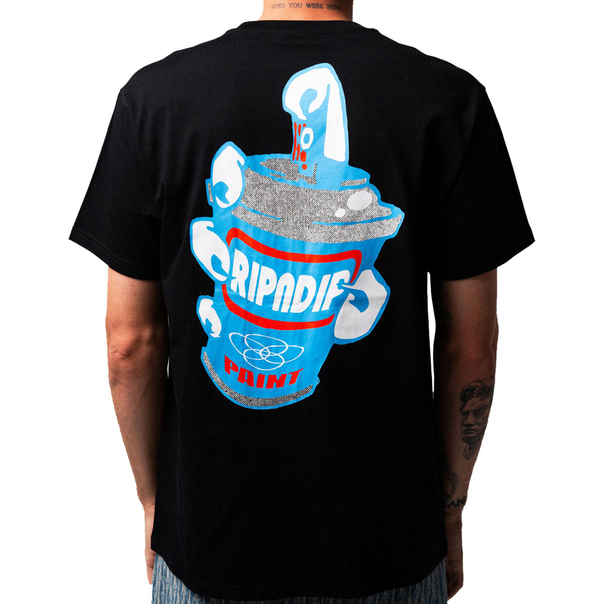 RIPNDIP Paint T-Shirt - Black image 4