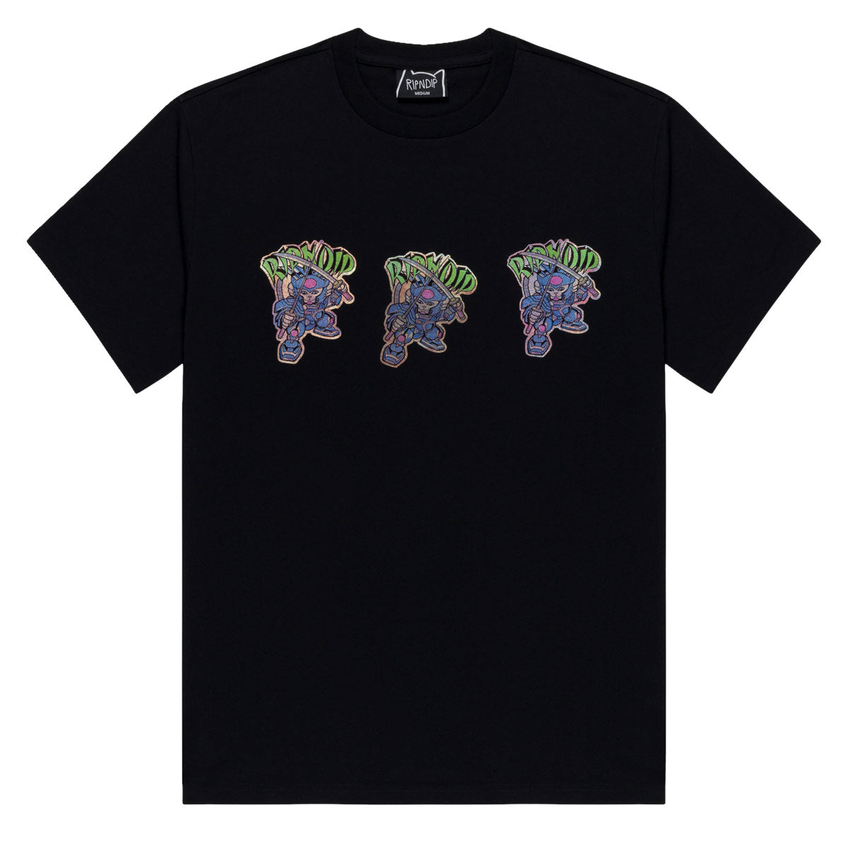 RIPNDIP Robot Samurai T-Shirt - Black image 1