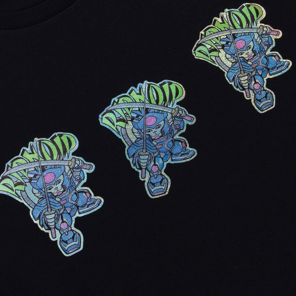 RIPNDIP Robot Samurai T-Shirt - Black image 2