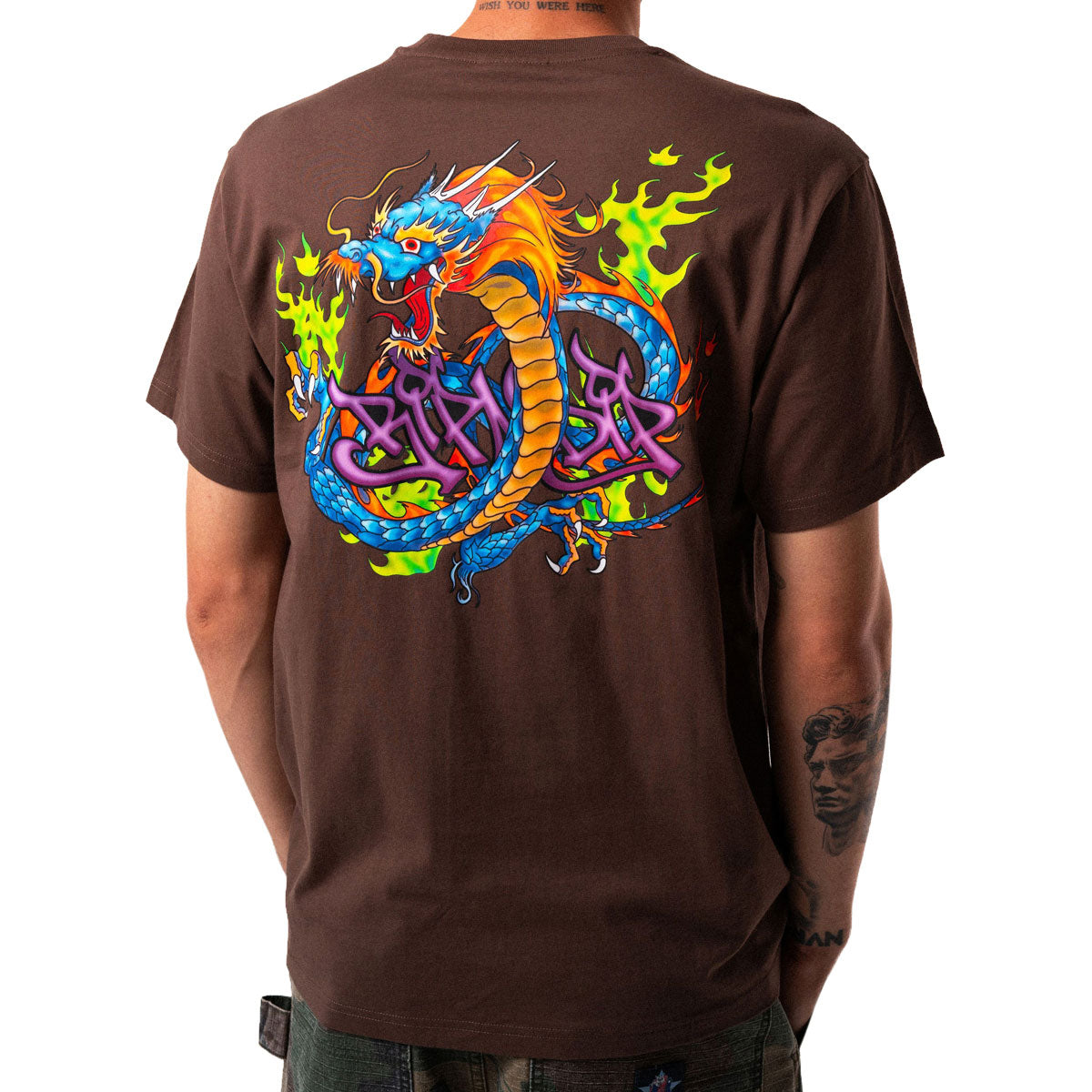 RIPNDIP Dragonology T-Shirt - Dark Brown image 4