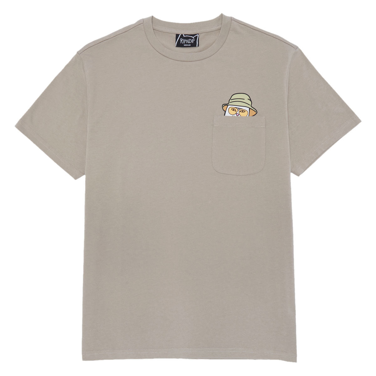 RIPNDIP Nermal S Thompson Pocket T-Shirt - Tan image 1