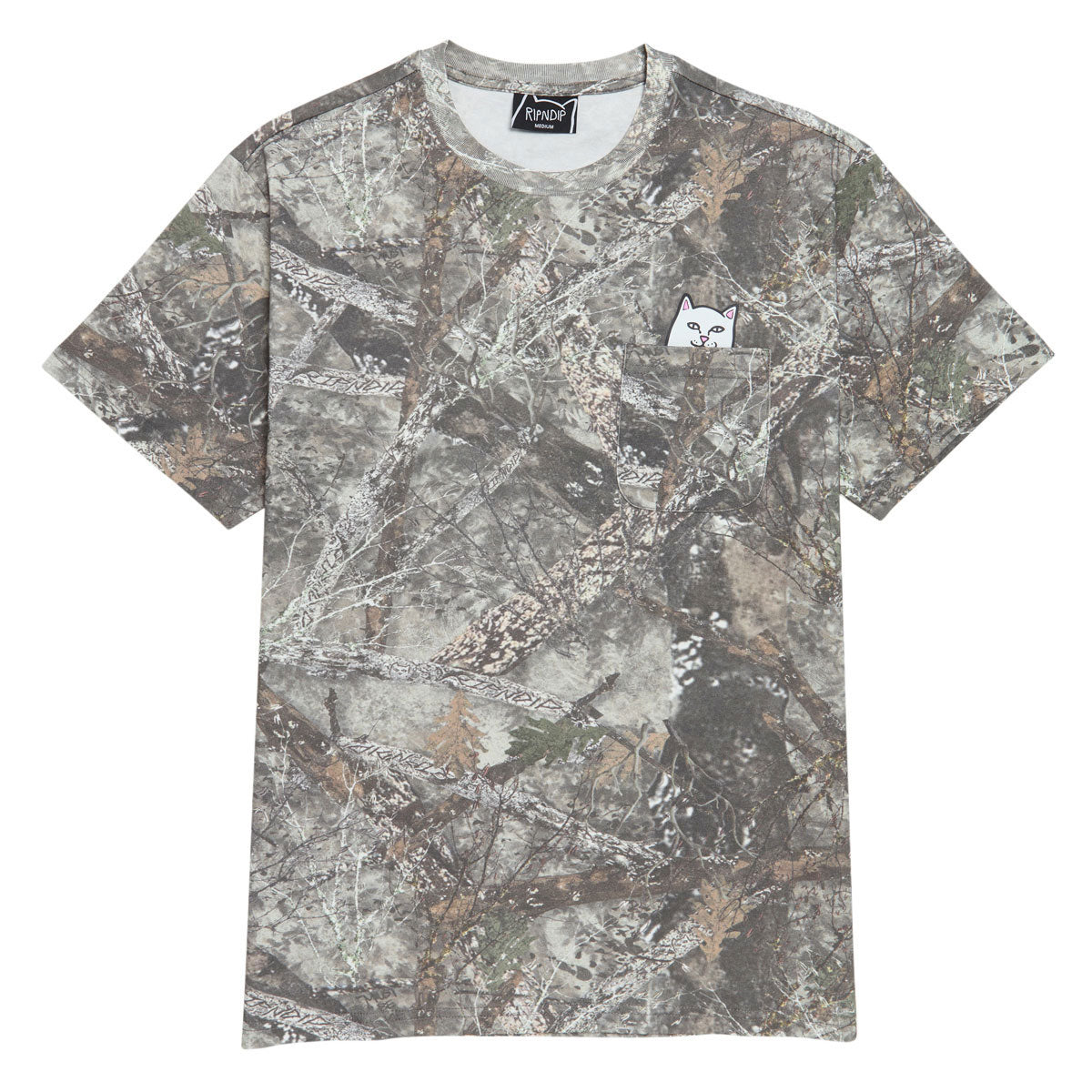 RIPNDIP Lord Nermal Pocket T-Shirt - Nerm Tree Camo image 1