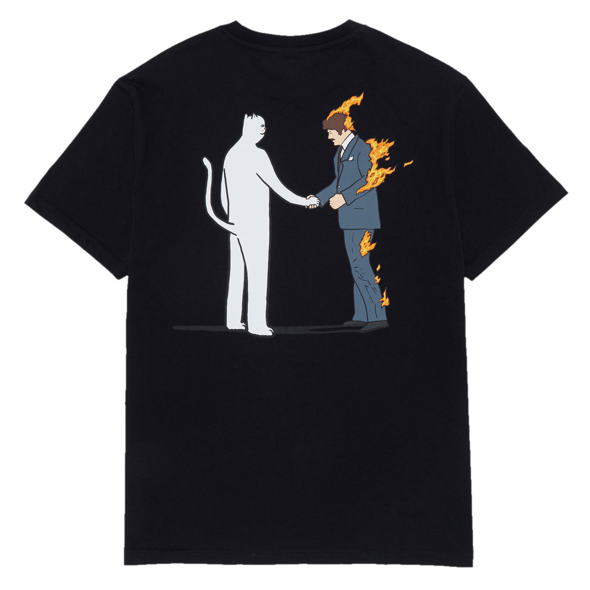 RIPNDIP Burn T-Shirt - Black Wash image 1